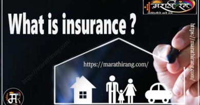 What is insurance in Marathi